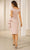 Terani Couture 251C4171 - Knee-Length Asymmetric Neck Evening Dress Semi Formal