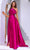 Terani Couture 251E4051 - Bow Detailed Asymmetric Neck Evening Gown Evening Dresses