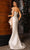 Terani Couture 251E4265 - Beaded Applique Asymmetric Evening Gown Evening Dresses