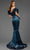 Terani Couture 251E4289 - Elegant Organza Trumpet Evening Gown Evening Dresses