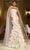 Terani Couture 251GL4184 - Floral Appliqued Straight Neck Evening Gown Evening Dresses