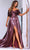 Terani Couture 251M4044 - Off Shoulder Sweetheart Evening Gown Mother of the Bride Dresses 00 / Purple