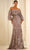 Terani Couture 251M4414 - Straight Neckline Sequin Bodice Evening Gown Mother of the Bride Dresses 00 / Mauve