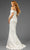 Terani Couture 251M4435 - Straight Neck Jacquard Evening Dress Mother of the Bride Dresses