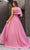 Terani Couture 251M4441 - One Sholder Pleated Waistband Evening Gown Mother of the Bride Dresses