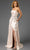 Terani Couture 251P4061 - Straight Neck Beaded Applique Prom Gown Special Occasion Dress