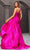 Terani Couture 251P4123 - Asymmetric Neck Side Draped Prom Dress Evening Dresses