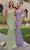 Terani Couture 251P4329 - Allover Sequin Scoop Neck Prom Gown Prom Dresses 00 / Lilac