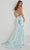 Tiffany Designs by Christina Wu 16021 - Halter V-Neck Prom Gown Prom Dresses 0 / Platinum