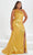 Tiffany Designs by Christina Wu 16040 - Sequined Prom Gown Prom Dresses 14W / Gold