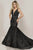 Tiffany Designs - Sequin Lace Mermaid Gown 16333 - 1 pc Rose Gold In Size 20 Available CCSALE 20 / Rose Gold