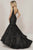 Tiffany Designs - Sequin Lace Mermaid Gown 16333 - 1 pc Rose Gold In Size 20 Available CCSALE 20 / Rose Gold