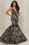 Tiffany Designs - Sequined Trumpet Prom Dress 16361 - 1 pc Wine/Gold In Size 10 Available CCSALE 10 / Wine/Gold