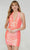 Tiffany Homecoming 27396 - Halter Cocktail Dress Homecoming Dresses 0 / Neon Orange