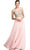 Trevi Collection - Beaded Bodice A-Line Gown L2055 Prom Dresses