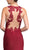 Trevi Collection - Bedazzled Jewel Neck Sheath Prom Dress Evening Dresses