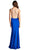 Trevi Collection - Bejeweled Illusion Bateau Sheath Prom Dress Prom Dresses