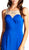 Trevi Collection - Bejeweled Illusion Bateau Sheath Prom Dress Prom Dresses