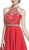 Trevi Collection - Embellished Sheer Halter A-line Homecoming Dress Cocktail Dresses