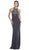 Trevi Collection - High Halter Fitted Prom Gown L1581 Evening Dresses S / Coral