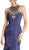 Trevi Collection - L1720 Embellished Sleeveless Evening Gown Evening Dresses XS / Navy