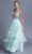 Trevi Collection - L1974 Plunging V Neck Sleeveless Prom Gown Prom Dresses S / Royal