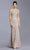 Trevi Collection L1975 - Bedazzled Sleeveless Evening Dress Evening Dresses XXS / Champagne