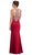 Trevi Collection - L1976 Halter Embellished Prom Dress Prom Dresses XS / Burgundy