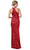 Trevi Collection - L2391 Halter Sheath Sleeveless Dress Evening Dresses