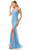 Trevi Collection L2754T - Embellished Evening Gown with Slit Evening Dresses