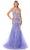 Trevi Collection L2807M - Illusion Corset Sequin Evening Gown Evening Dresses XS / Lilac