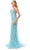 Trevi Collection L2816J - Sequined Mermaid Evening Gown Evening Dresses