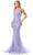 Trevi Collection L2816J - V-Neck Sleeveless Evening Gown Evening Dresses