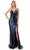 Trevi Collection L2819Y - Sequin Sweetheart Prom Dress Prom Dresses XS / Navy