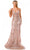 Trevi Collection L2820W - Corset Bodice Mermaid Evening Gown Evening Dresses XS / Rosegold