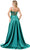 Trevi Collection L2861L - Rhinestone Corset Sleeveless Evening Gown Evening Dresses