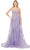 Trevi Collection L2863W - Glitter Sweetheart Evening Gown Evening Dresses XXS / Lilac