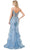 Trevi Collection L2864W - Illusion Corset Sequin Evening Gown Evening Dresses