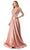 Trevi Collection M2734F - Embroidered Quarter Sleeve Formal Dress Evening Dresses