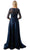 Trevi Collection M2734F - Embroidered Quarter Sleeve Formal Dress Evening Dresses