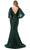 Trevi Collection M2751T - V-Neck Mermaid Evening Gown Evening Dresses