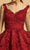 Trevi Collection - S2123 Scoop Back Lace A-Line Dress Homecoming Dresses