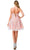 Trevi Collection S2743M - Sequin Pattern Homecoming Dress Cocktail Dresses