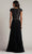 Tadashi Shoji CFC24324L - Pleated Chiffon Evening Gown Special Occasion Dresses