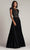 Tadashi Shoji CFC24324L - Pleated Chiffon Evening Gown Special Occasion Dresses