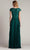 Tadashi Shoji CFC24324L - Pleated Chiffon Evening Gown Special Occasion Dresses