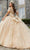 Vizcaya by Mori Lee 89404 - Butterfly Appliqued Off Shoulder Ballgown Ball Gowns