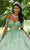 Vizcaya by Mori Lee 89445SC - Short Sleeve Embroidered Ballgown Ball Gowns 00 / Orchid