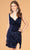 Elizabeth K GS3085 - Sequined Velvet Cocktail Dress Special Occasion Dress