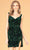 Elizabeth K GS3085 - Sequined Velvet Cocktail Dress Special Occasion Dress